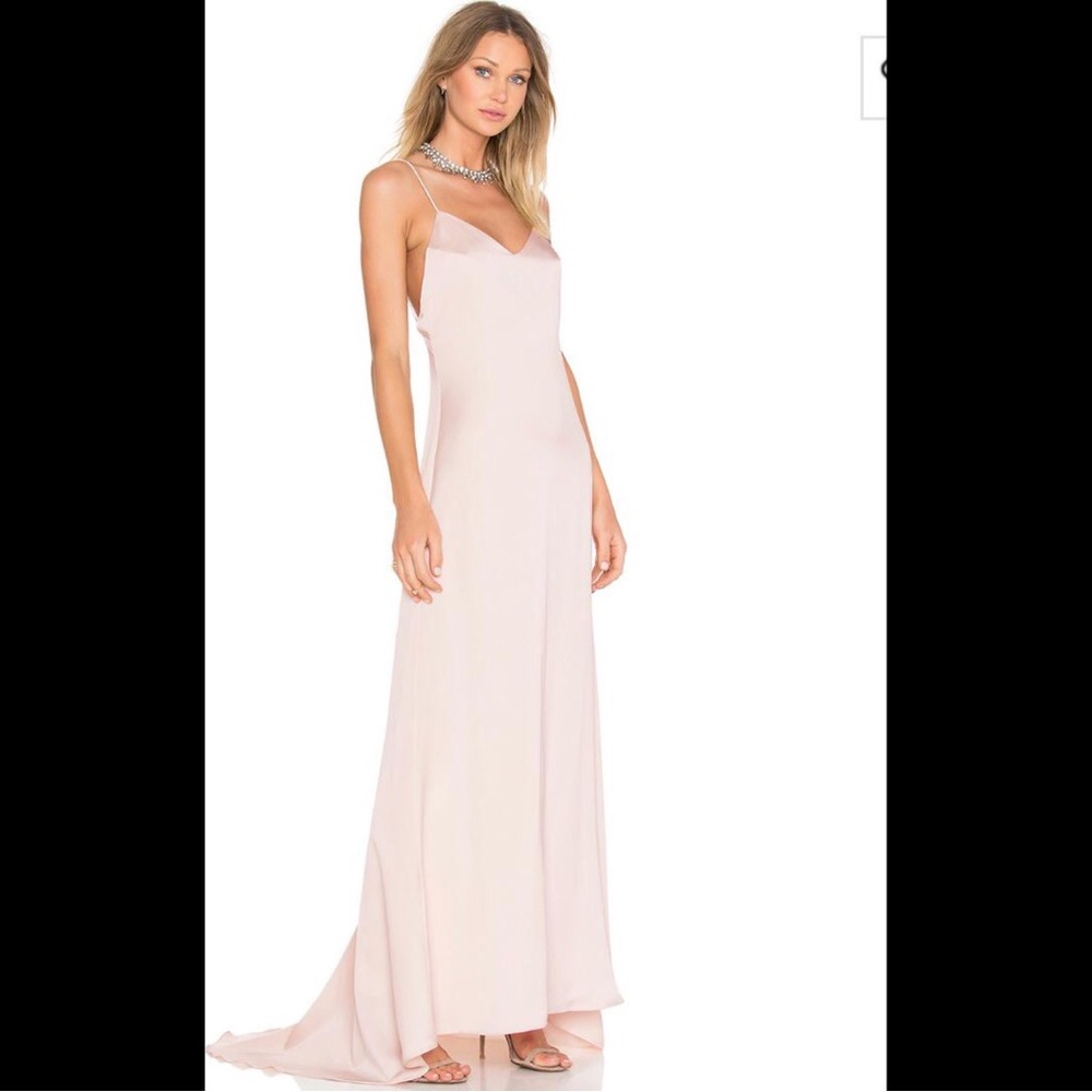 Lovers + Friends x REVOLVE slip dress Champagne